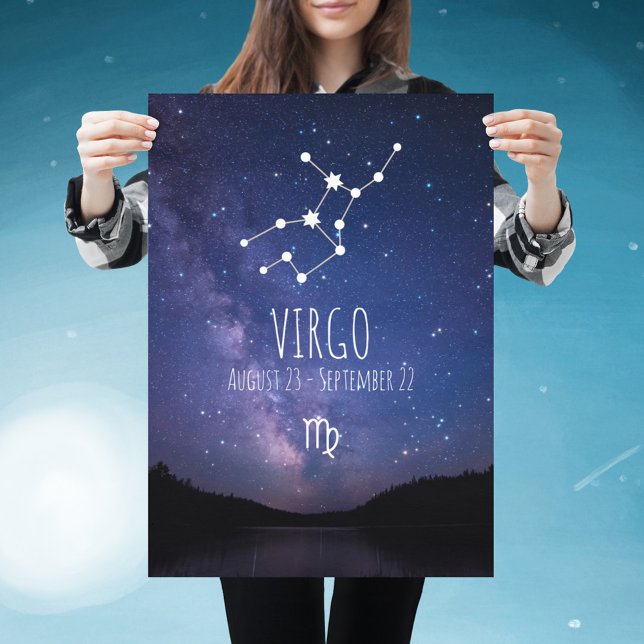 Virgo | Personalised Zodiac Constellation Poster (Creator Uploaded)