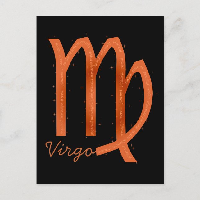 Virgo Postcard (Front)