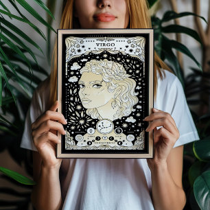 Virgo Precise and Elegant - Zodiac Poster