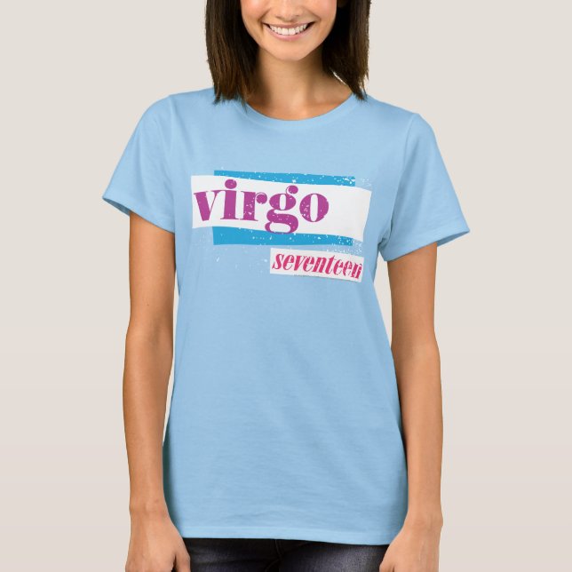 Virgo Purple T-Shirt (Front)