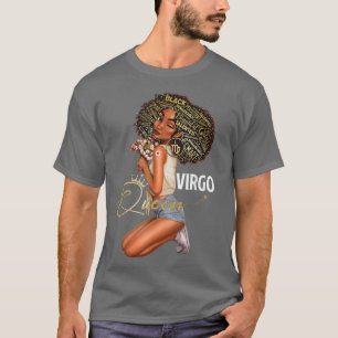 Virgo Queen Sweet As Candy Birthday Gift For Black T-Shirt