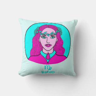 Virgo Reversible Throw Pillow