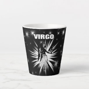 Virgo sign latte mug