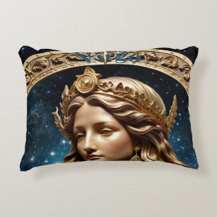 Virgo sign of the zodiac decorative cushion