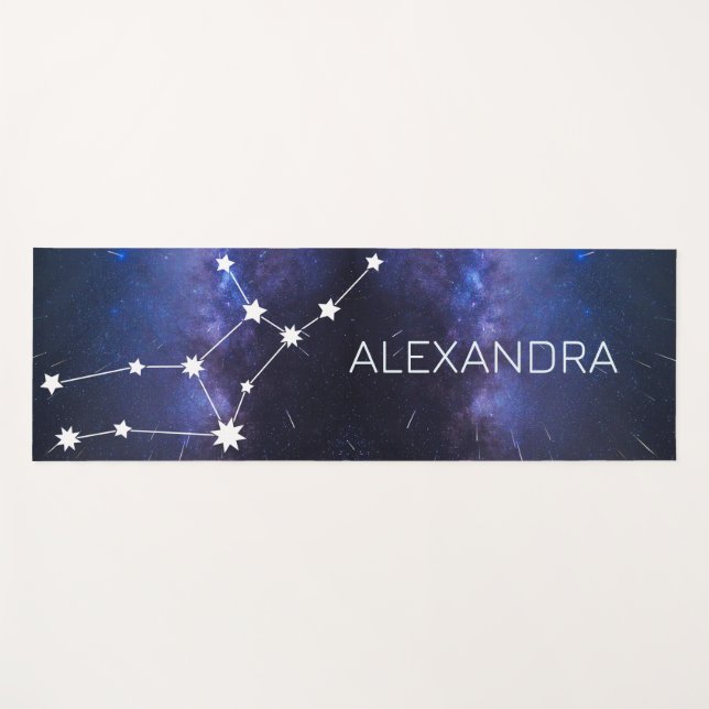 Virgo Star Sign Yoga Mat (Front (Horizontal))