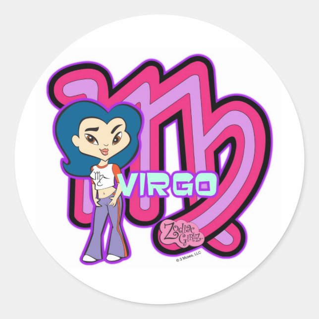 Virgo Stickers (Front)