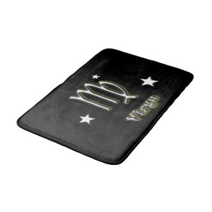 Virgo symbol bath mat