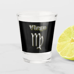 Virgo symbol shot glass