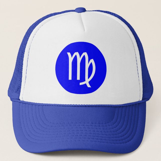 Virgo Symbol Trucker Hat (Front)