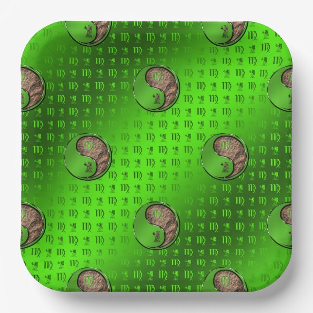 Virgo the Harvester Paper Plate (Front)