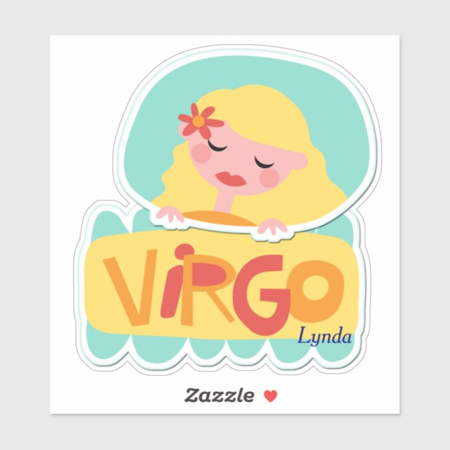 Virgo the Maiden Zodiac Contour (Sheet)