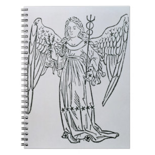 Virgo (the Virgin) an illustration from the 'Poeti Spiral Notebook