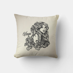 Virgo The Virgin Zodiac Cushion