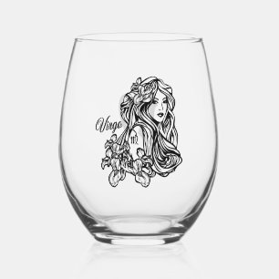 Virgo The Virgin Zodiac Glass