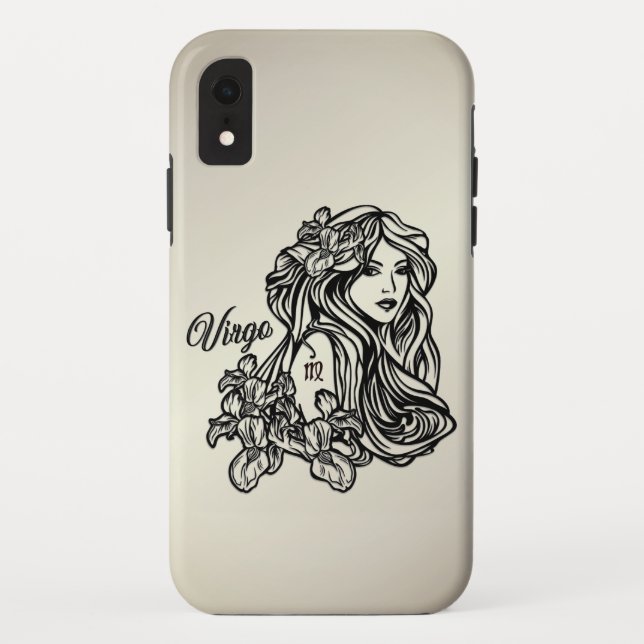 Virgo The Virgin Zodiac Golden Case-Mate iPhone Case (Back)