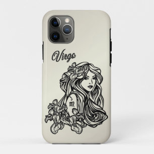 Virgo The Virgin Zodiac Golden Case-Mate iPhone Case