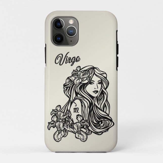 Virgo The Virgin Zodiac Golden Case-Mate iPhone Case (Back)