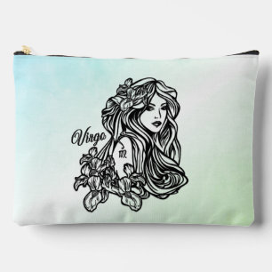 Virgo The Virgin Zodiac Mint Green Accessory Pouch