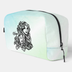 Virgo The Virgin Zodiac Mint Green Dopp Kit