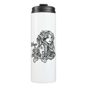 Virgo The Virgin Zodiac Thermal Tumbler