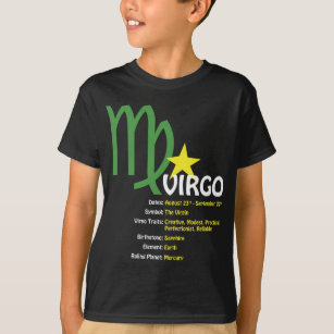 Virgo Traits Kids Dark T-Shirt