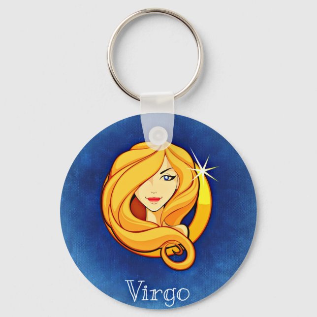 Virgo, Vergine Key Ring (Front)
