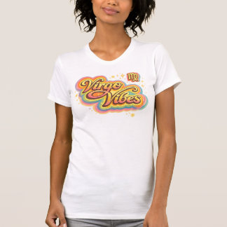 Virgo Vibes Retro Zodiac T-Shirt | Astrology Birth
