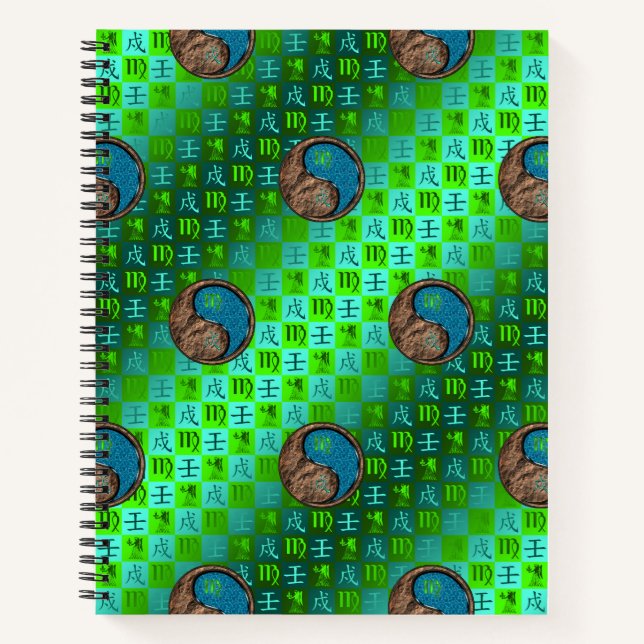 Virgo & Water Dog Notebook (Front)