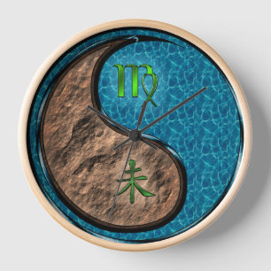 Virgo & Water Goat Clock