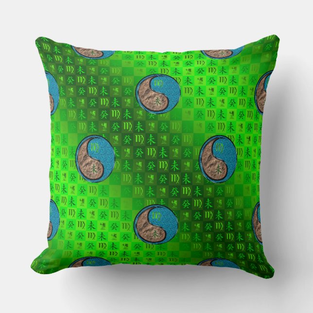 Virgo & Water Goat Cushion (Front)