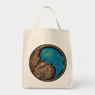 Virgo & Water Horse Tote Bag