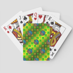 Virgo & Water Monkey Classic Playing Cards