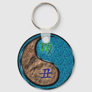 Virgo & Water Ox Key Ring