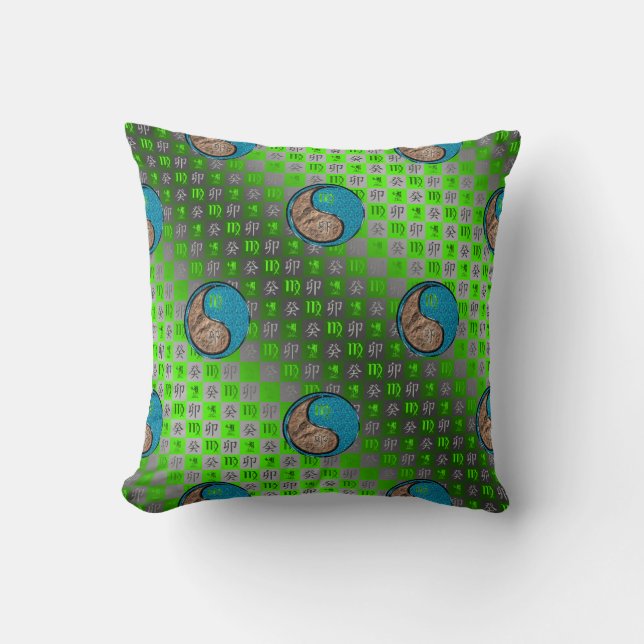 Virgo & Water Rabbit Cushion (Front)