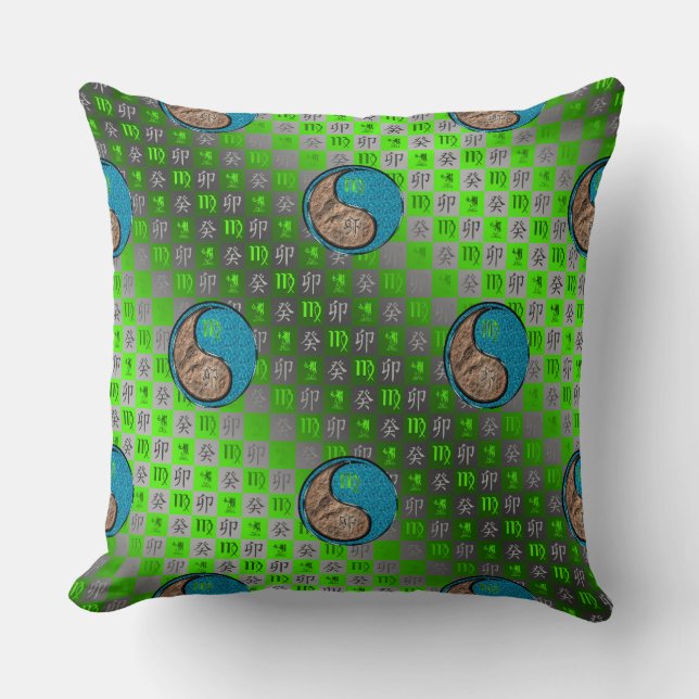 Virgo & Water Rabbit Cushion (Front)