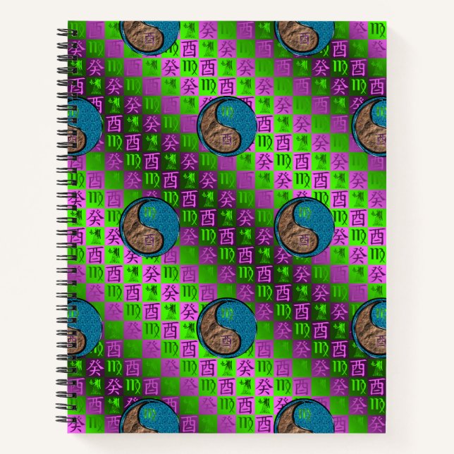 Virgo & Water Rooster Notebook (Front)