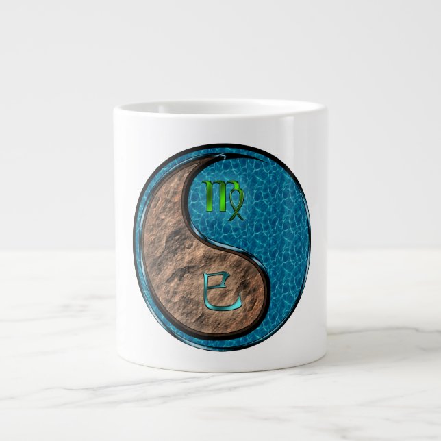 Virgo & Water Snake Large Coffee Mug (Front)