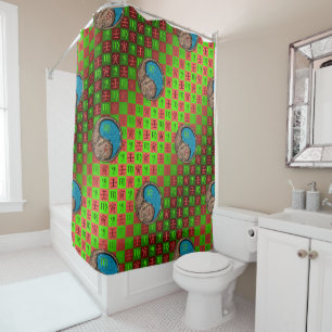 Virgo & Water Tiger Shower Curtain
