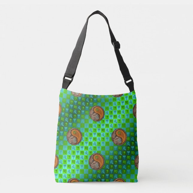 Virgo & Wood Boar Crossbody Bag (Front)