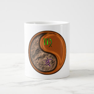 Virgo & Wood Boar Large Coffee Mug
