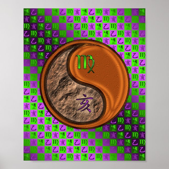 Virgo & Wood Boar Poster (Front)