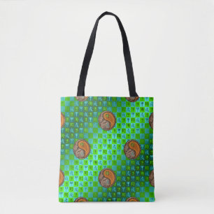 Virgo & Wood Boar Tote Bag