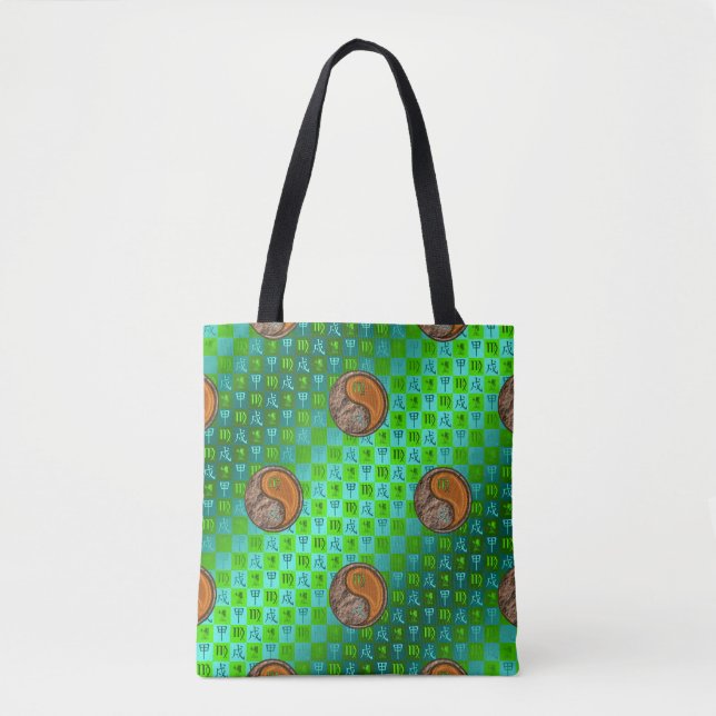 Virgo & Wood Boar Tote Bag (Front)