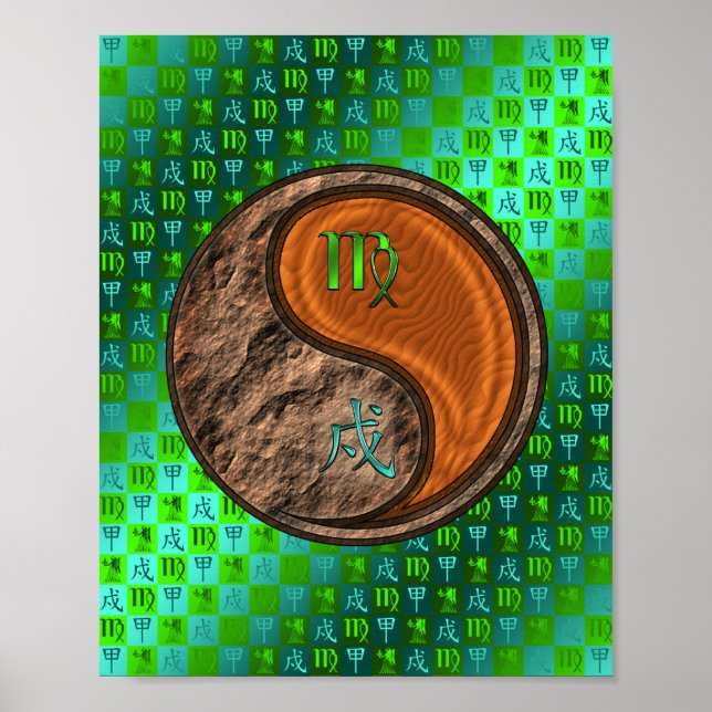 Virgo & Wood Dog Poster (Front)