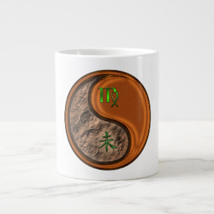 Virgo & Wood Goat Large Coffee Mug