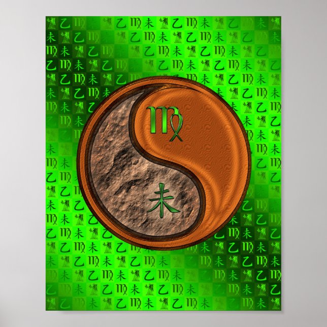 Virgo & Wood Goat Poster (Front)