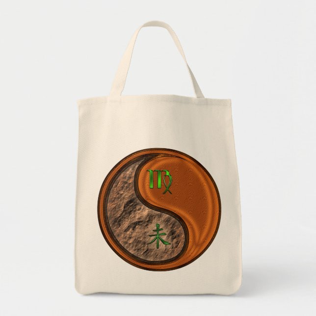 Virgo & Wood Goat Tote Bag (Front)
