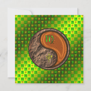 Virgo & Wood Monkey Card