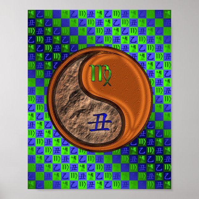 Virgo & Wood Ox Poster (Front)