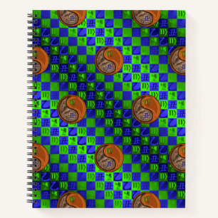 Virgo & Wood Ox Spiral Notebook